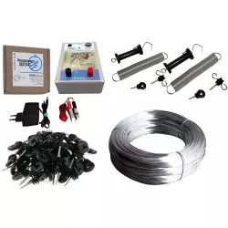 Електропастух у зборі на 1 га у дві лінії