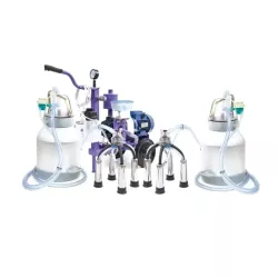 Доїльний апарат ХЗДО УІД-20 М115 Нержавіюча сталь (два відра)