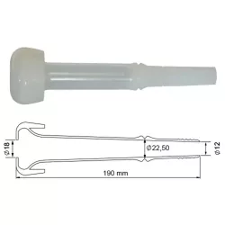 Соскова гума силікон 12-S для кіз (Туреччина)