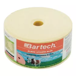 Мінеральний блок сіль лизунець для тварин Bartech алмазний 3 кг