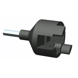 Drill attachment for screwing insulators