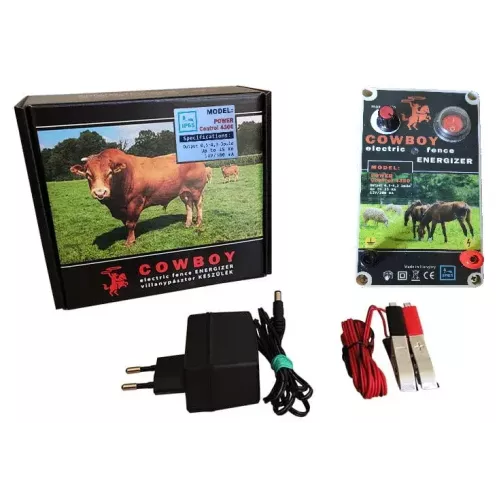 Electric shepherd COWBOY 4300 Power Control, with adjustment from 0.5 to 4.3 J