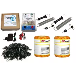 Електропастух у зборі на 1 га у дві лінії