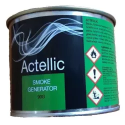 Actellik smoke bomb, 90 g per 570 cubic meters, insecticidal treatment of warehouse