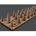 Anti-perching spikes against birds and animals 0.5 m, height 3 cm, different colors available