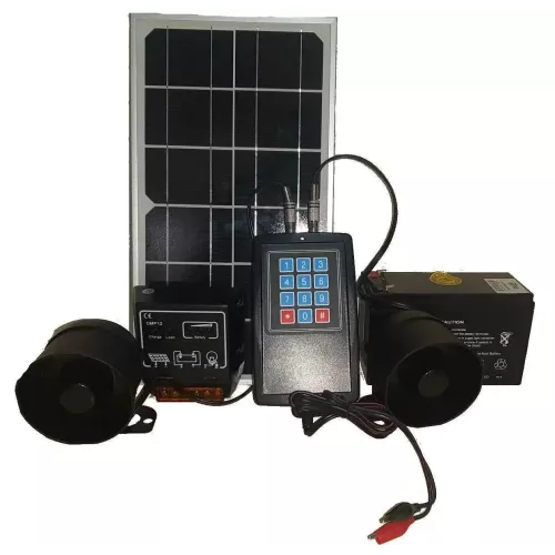Acoustic bird repeller BALOBAN with solar panel