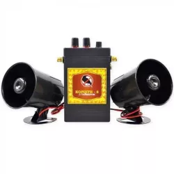 Звуковой отпугиватель птиц Коршун 8 два динамика, питание 220В/12В, 10 га