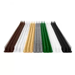 Anti-perching spikes against birds and animals 0.5 m, height 3 cm, different colors available