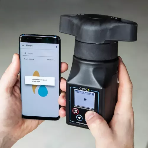 Вологомір зерна C-PRO з розмолом, відображенням температури та моб. додатком, Данія